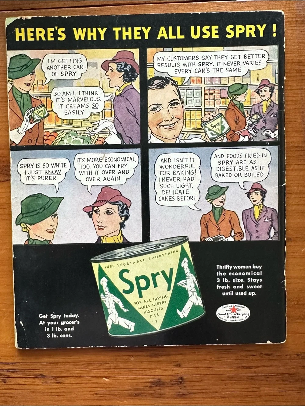 What Shall I Cook Today? Vintage Cook Book - Spry Good Housekeeping